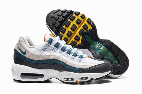 (image for) Nike Air Max 95 Grey Green Yellow Men's Shoes-38
